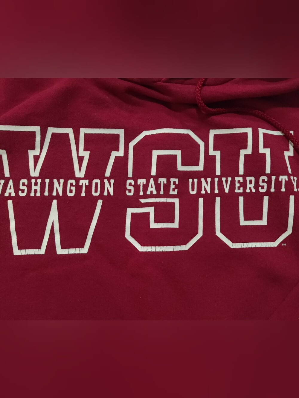 WSU Champion Crimson Hoodie - Picture 7 of 7